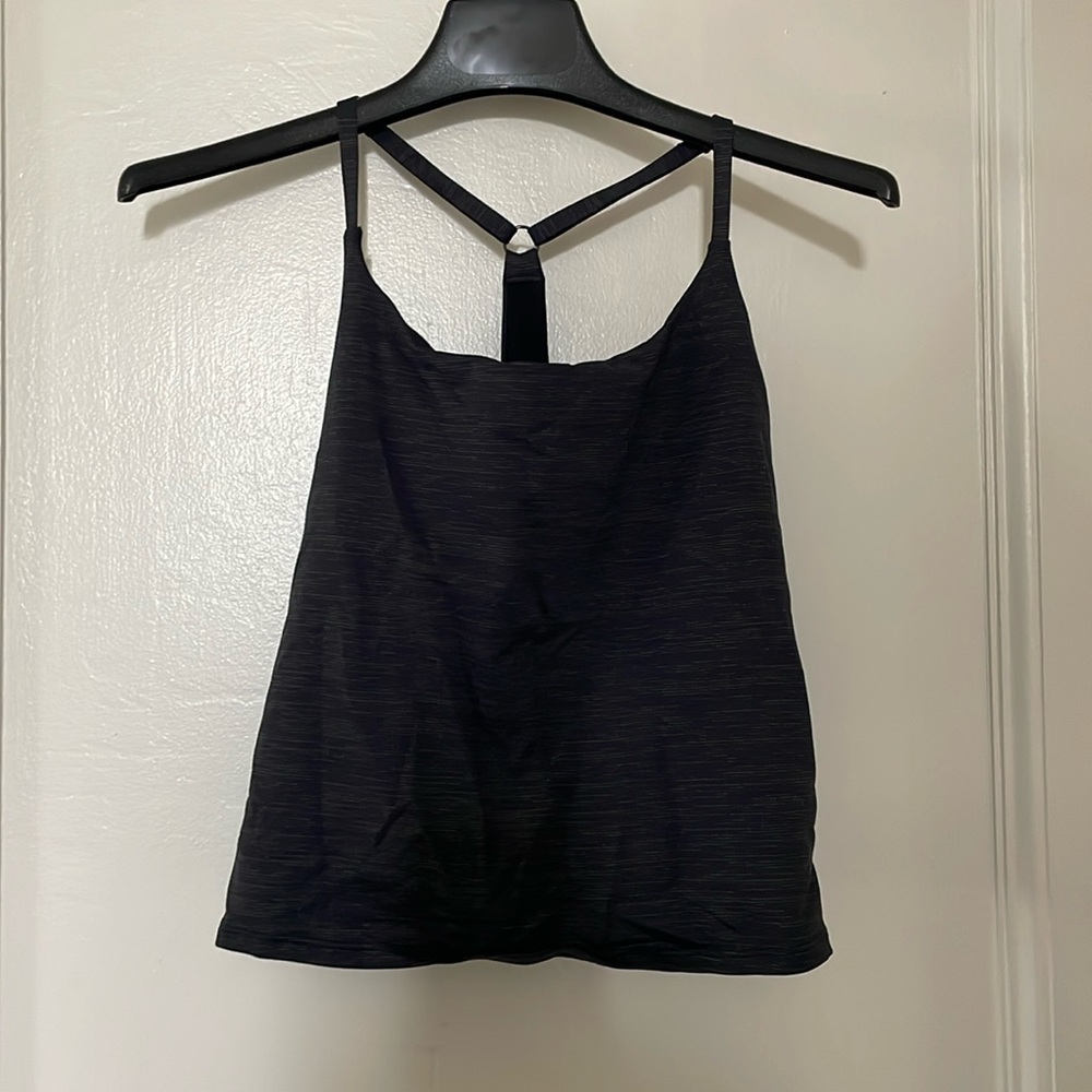 Outdoor Voices TechSweat™ Move Free Tank, Heather Dark Grey, M, excellent cond.